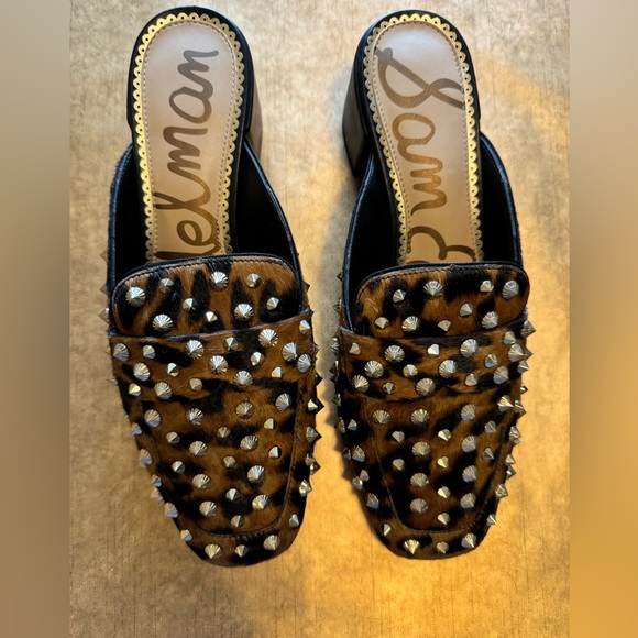 Sam Edelman Augusta Studded Mules - Picture 3 of 14